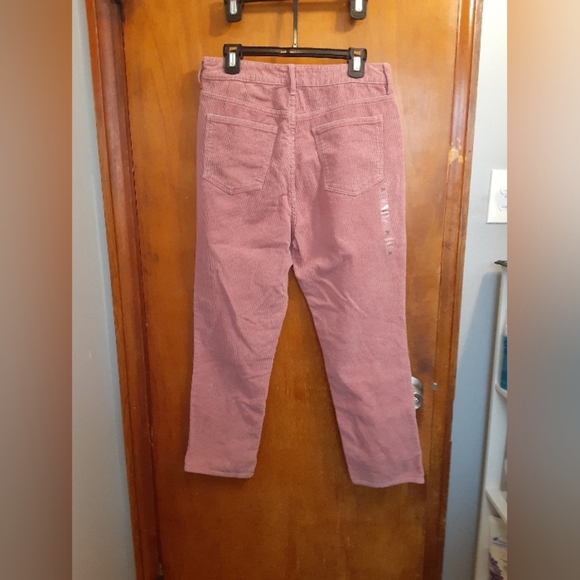 Pacsun NWT Women's Corduroy Rose Pink Mom Jeans 100%Cotton Size 30 - Picture 2 of 7